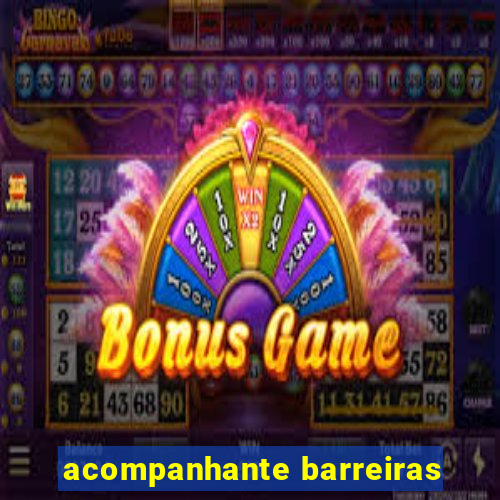 acompanhante barreiras